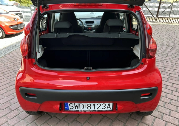 Peugeot 107 cena 19900 przebieg: 89000, rok produkcji 2013 z Rydułtowy małe 742